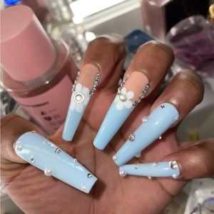 Press on nails “Blossom” set